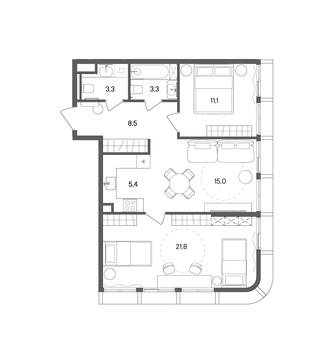 Планировка лота