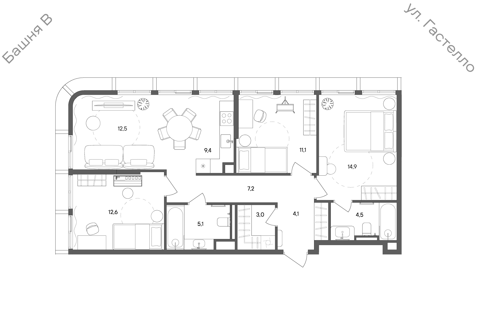 Планировка лота