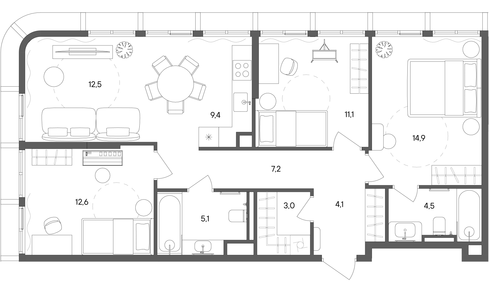 Планировка лота