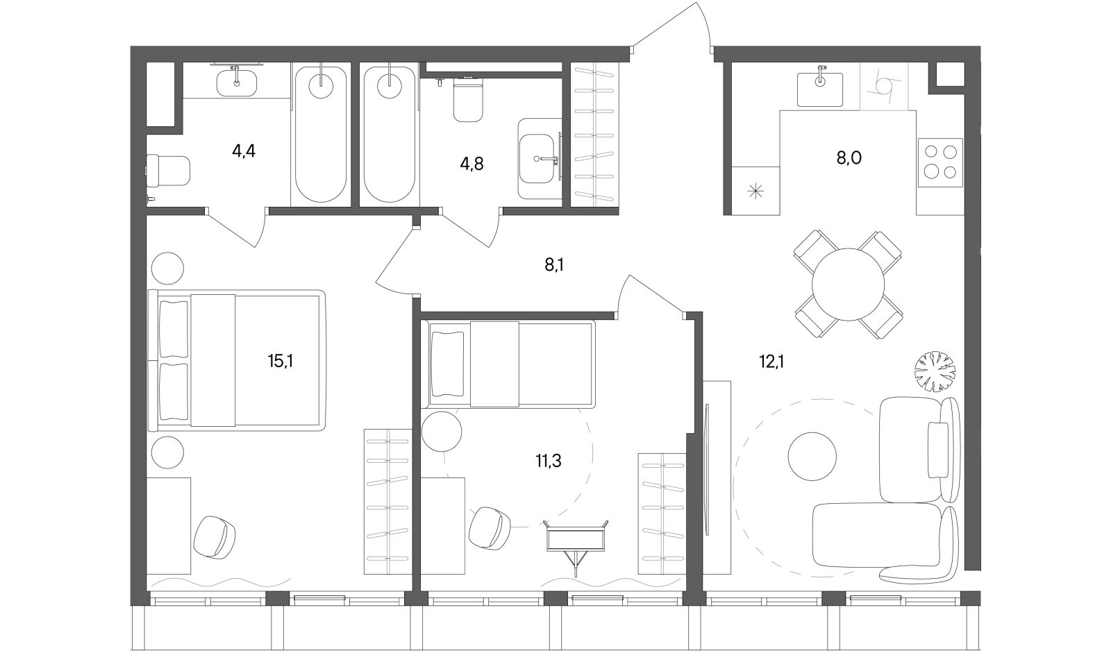 Планировка лота