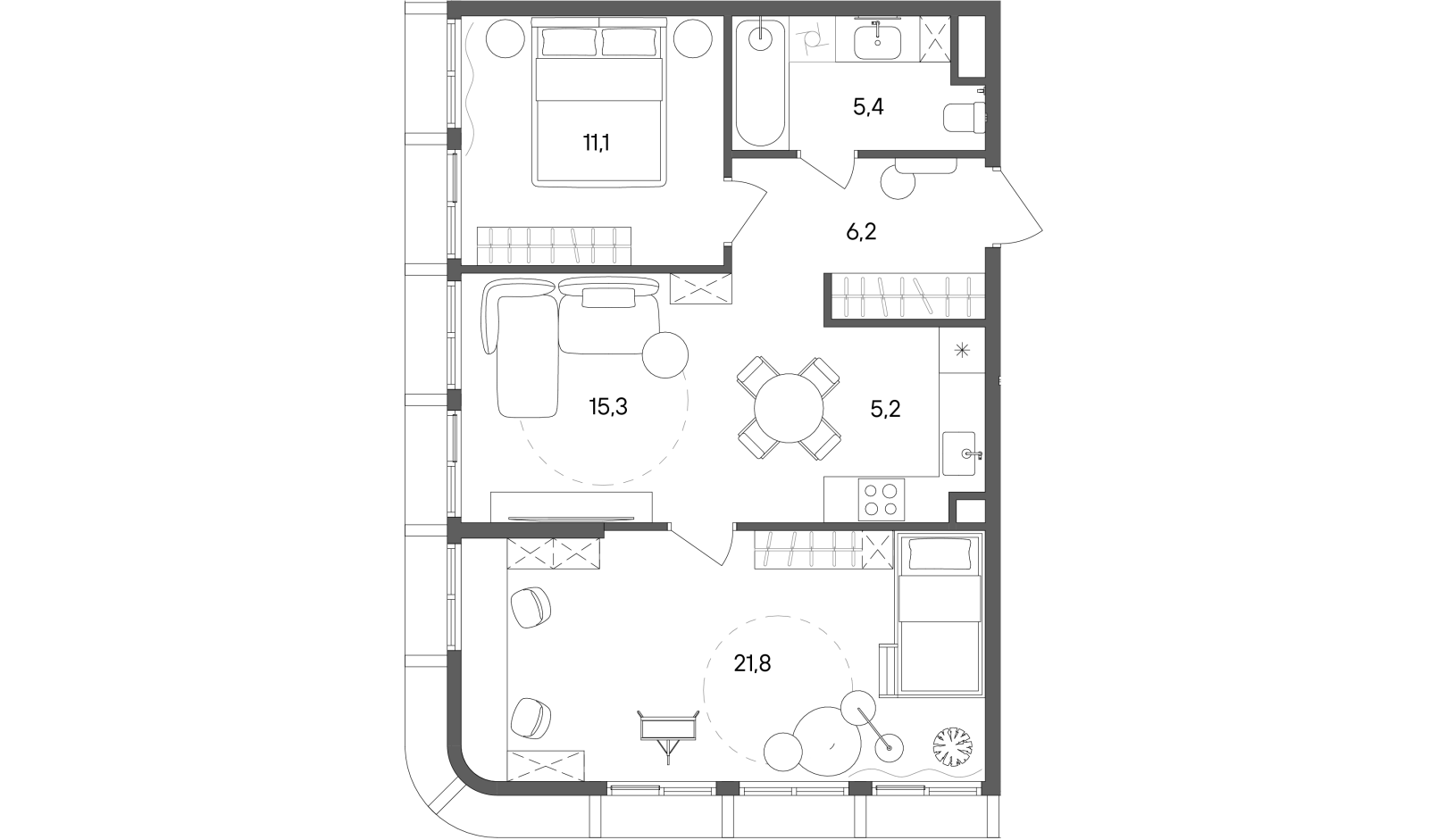 Планировка лота