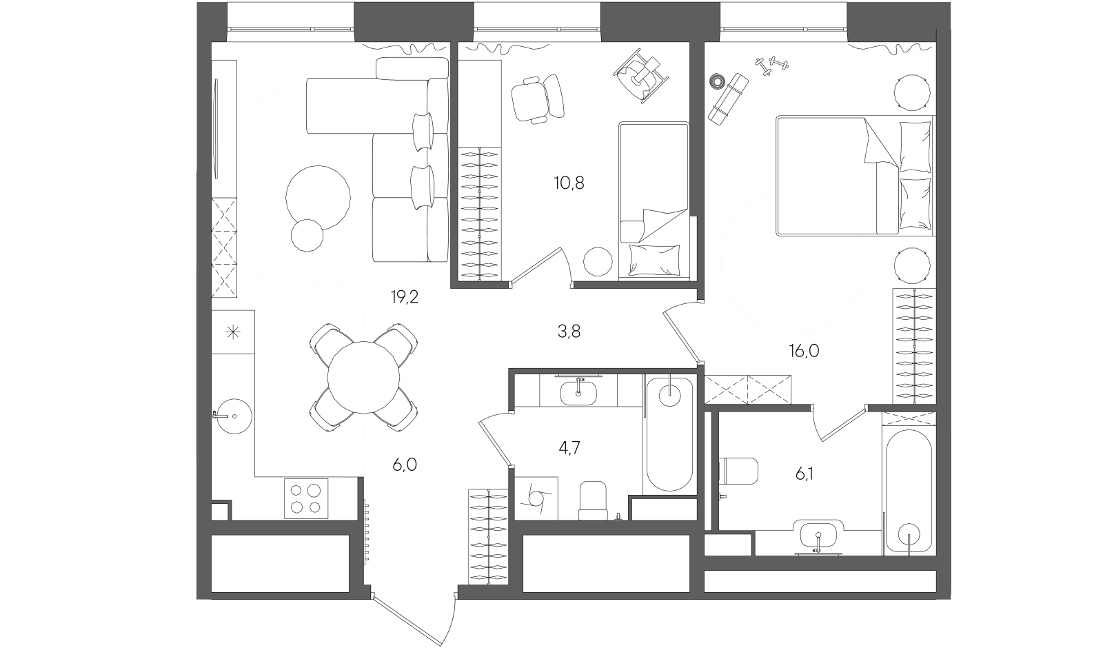 Планировка лота