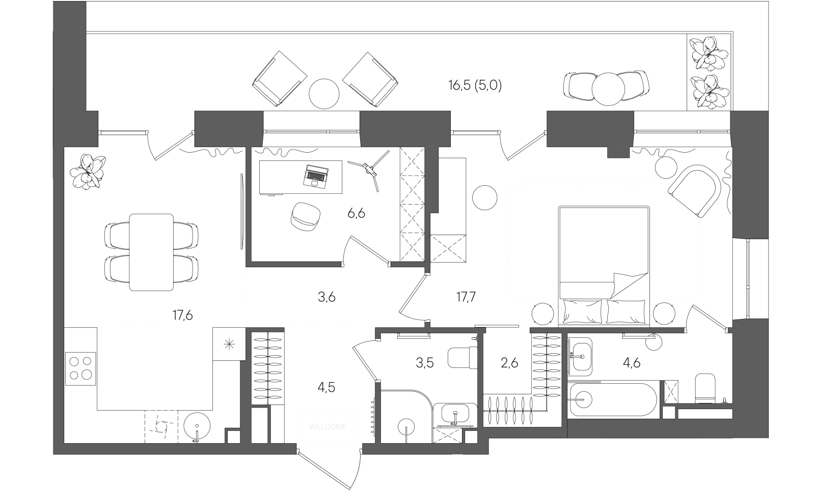 Планировка лота