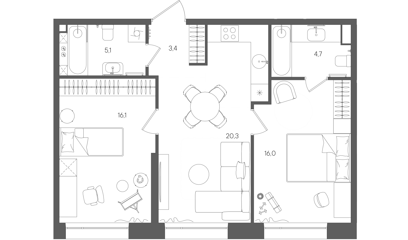 Планировка лота