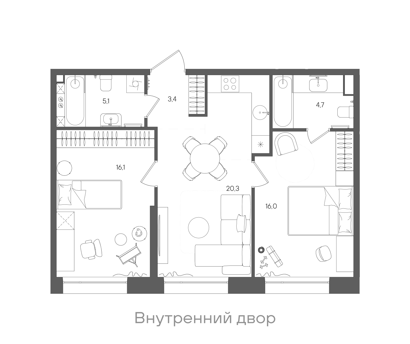 Планировка лота