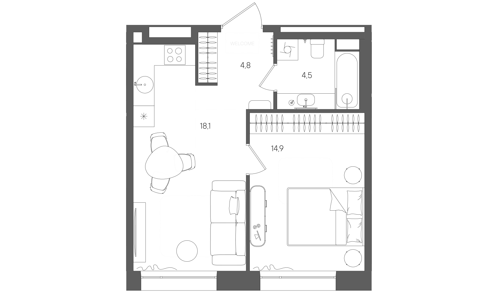 Планировка лота