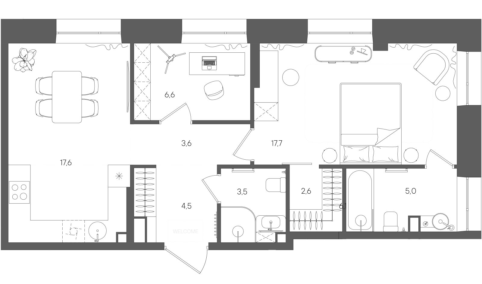 Планировка лота