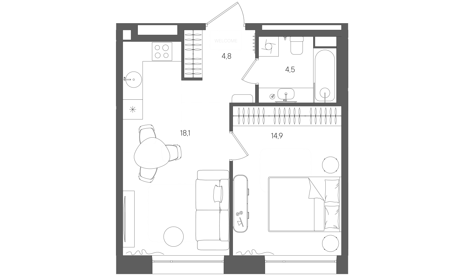 Планировка лота