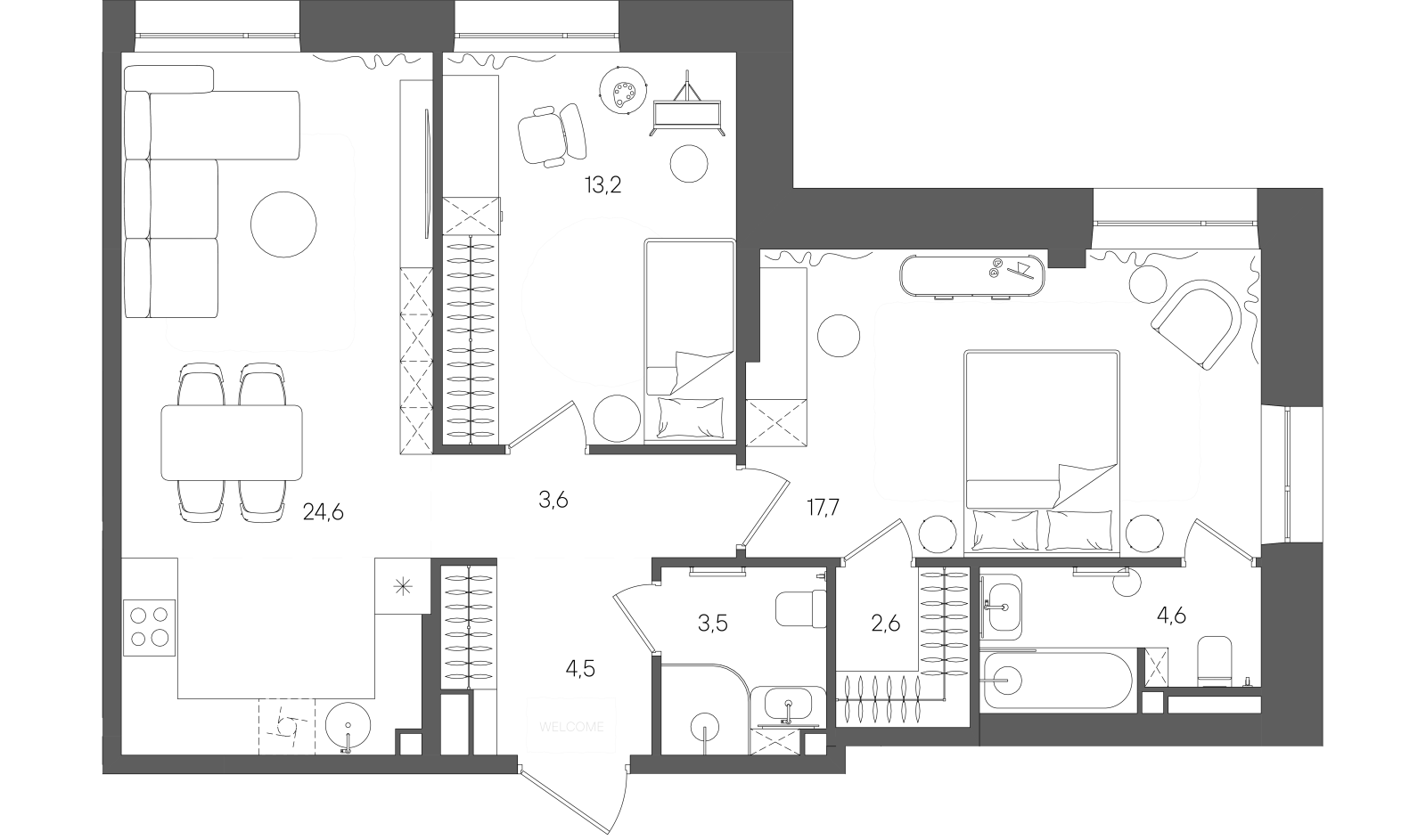 Планировка лота