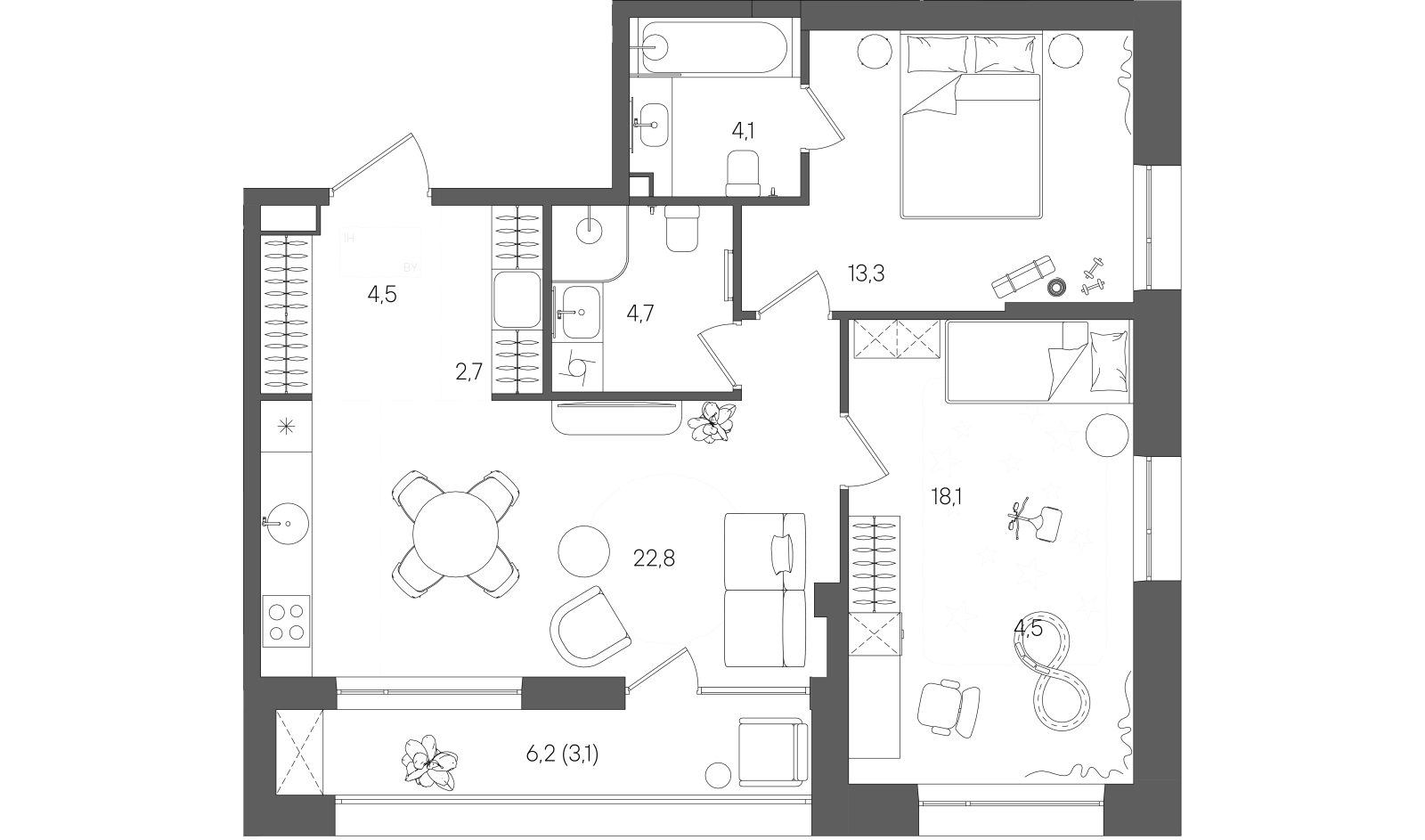 Планировка лота