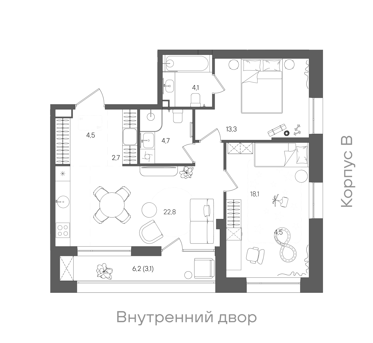 Планировка лота