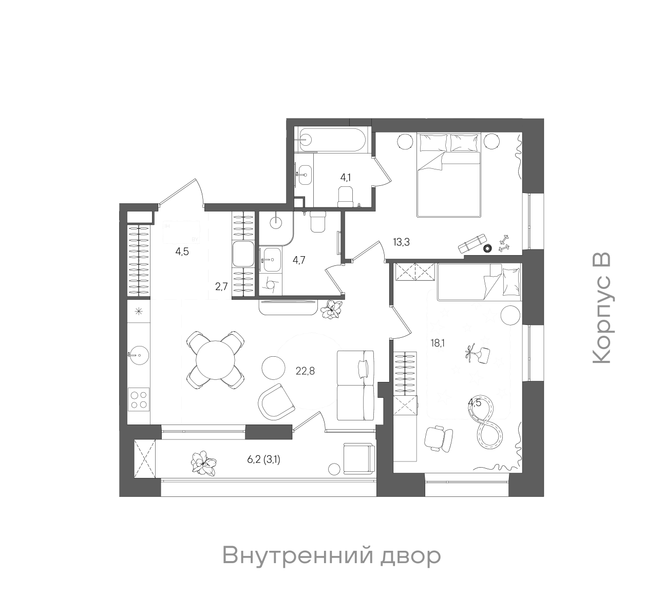 Планировка лота