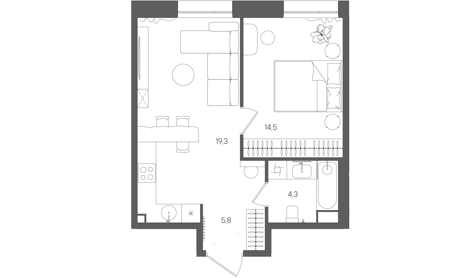 Планировка лота