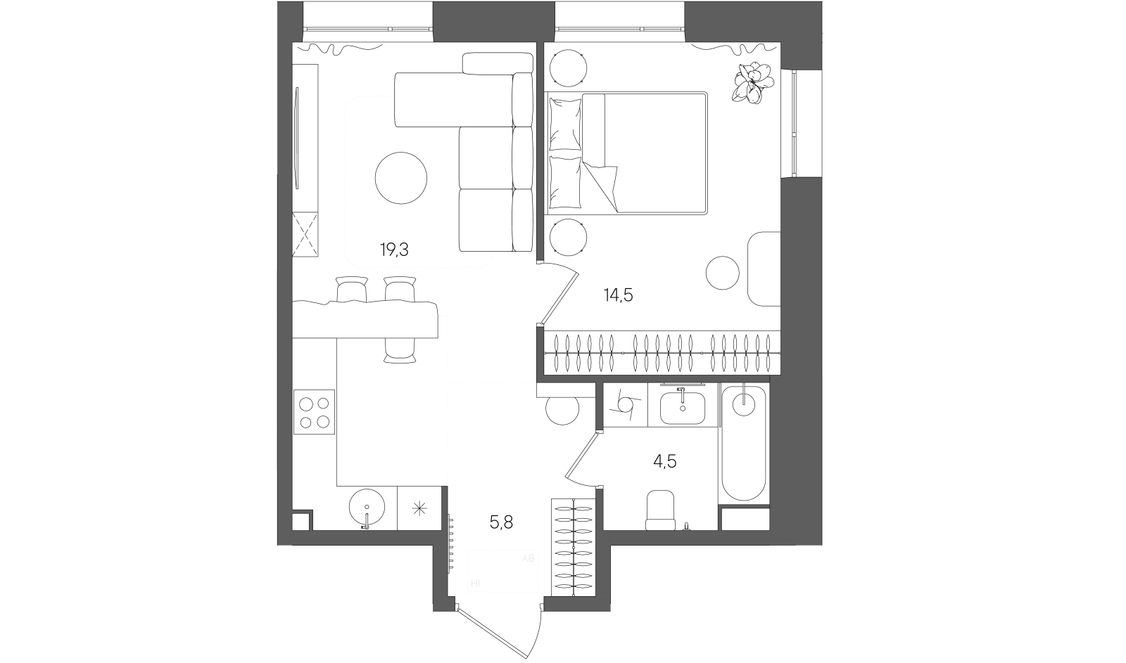 Планировка лота