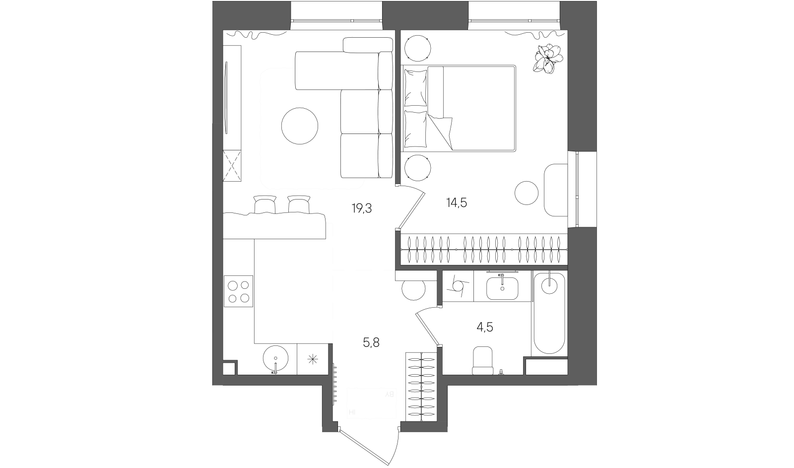 Планировка лота