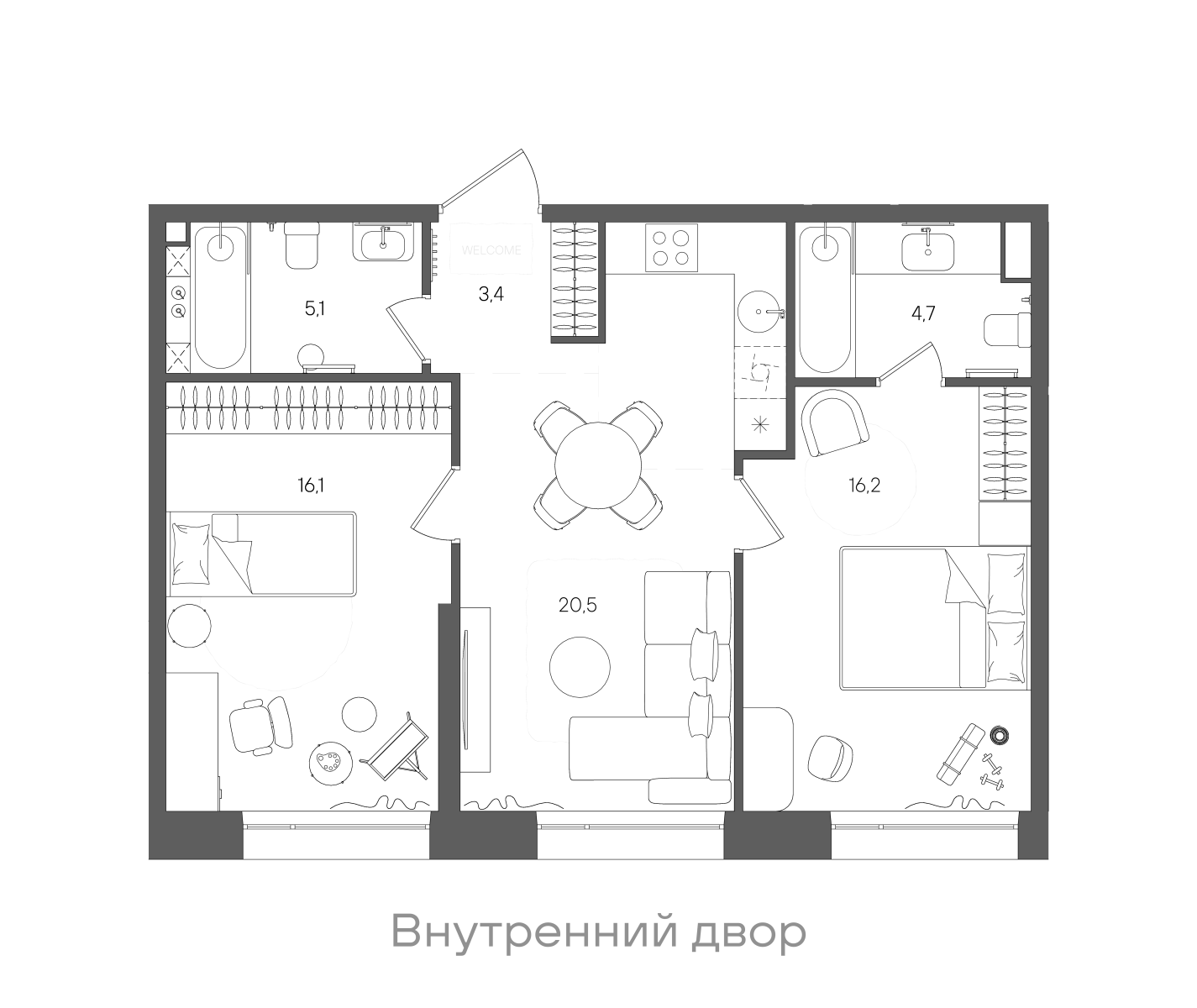 Планировка лота