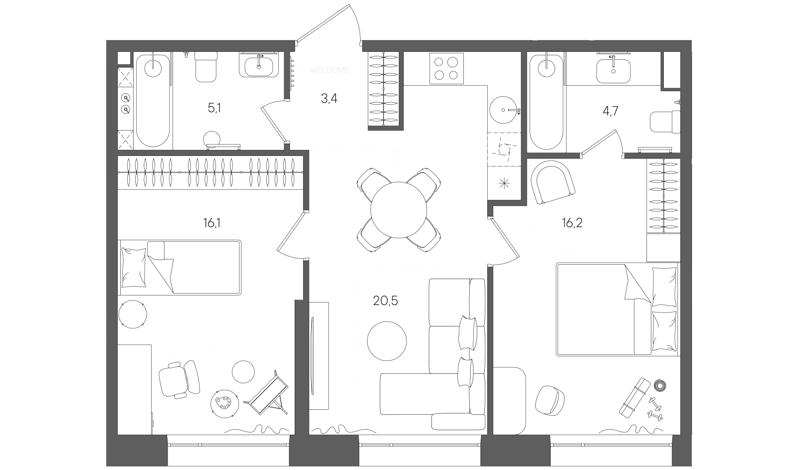 Планировка лота