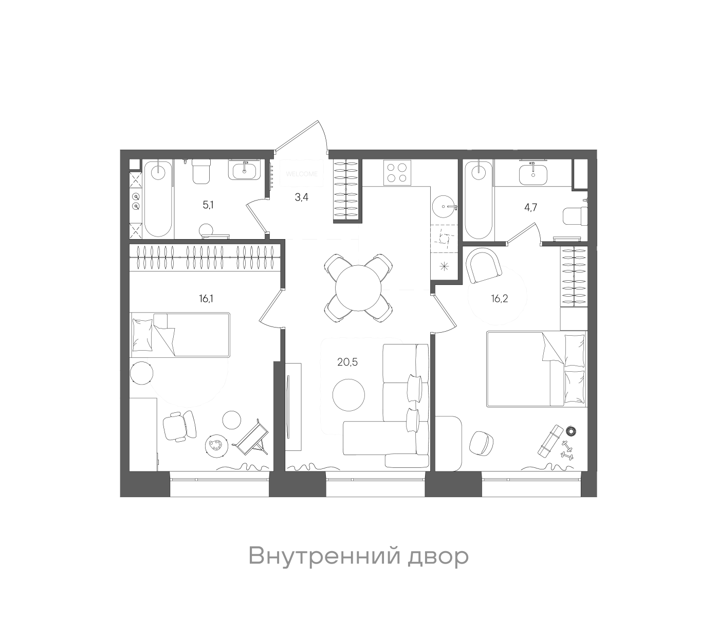 Планировка лота