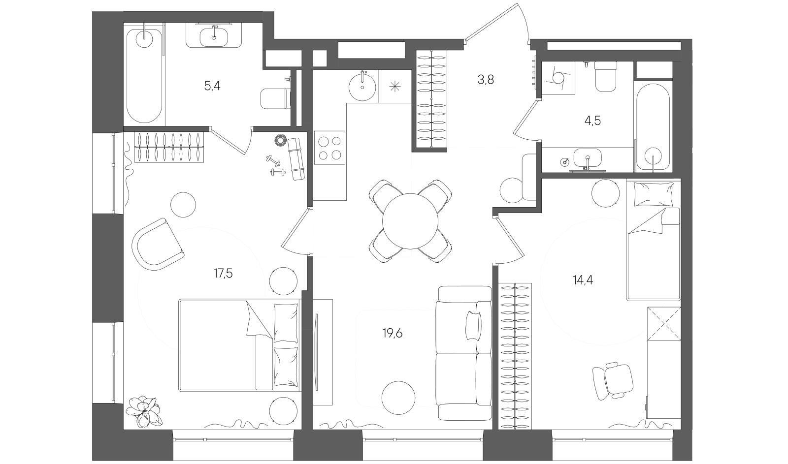 Планировка лота