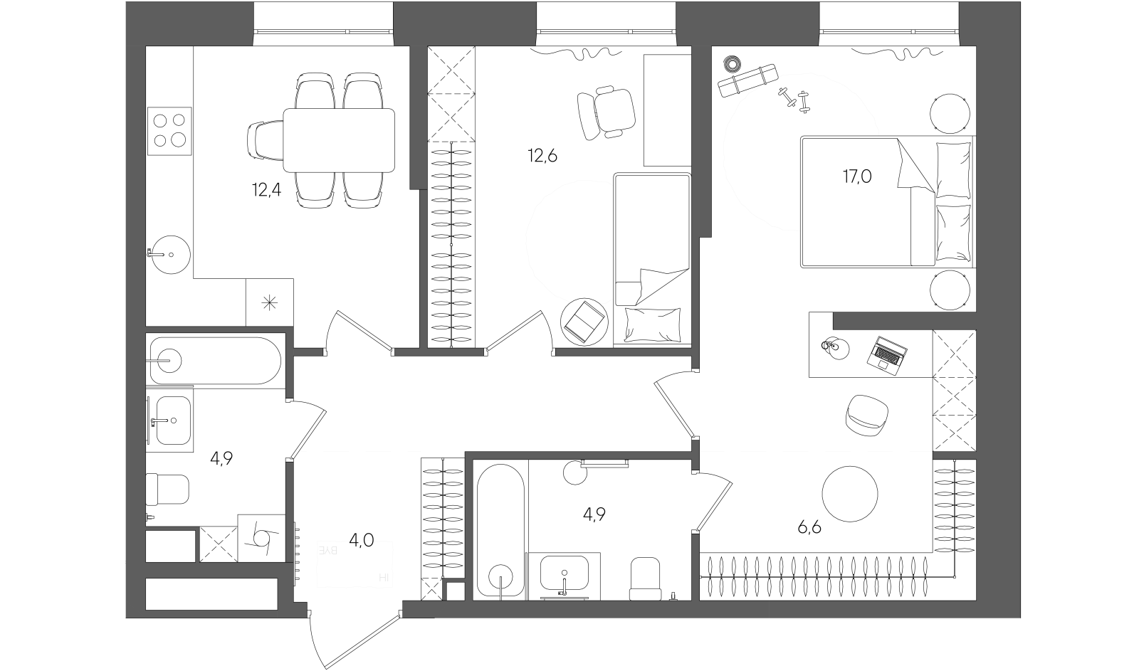 Планировка лота