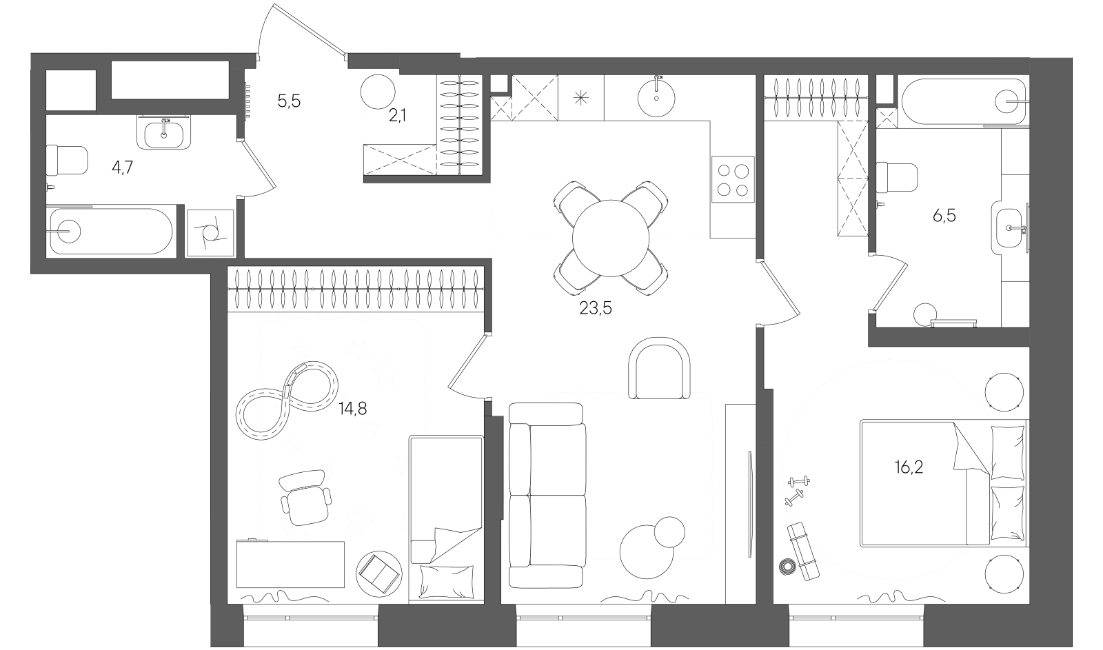 Планировка лота