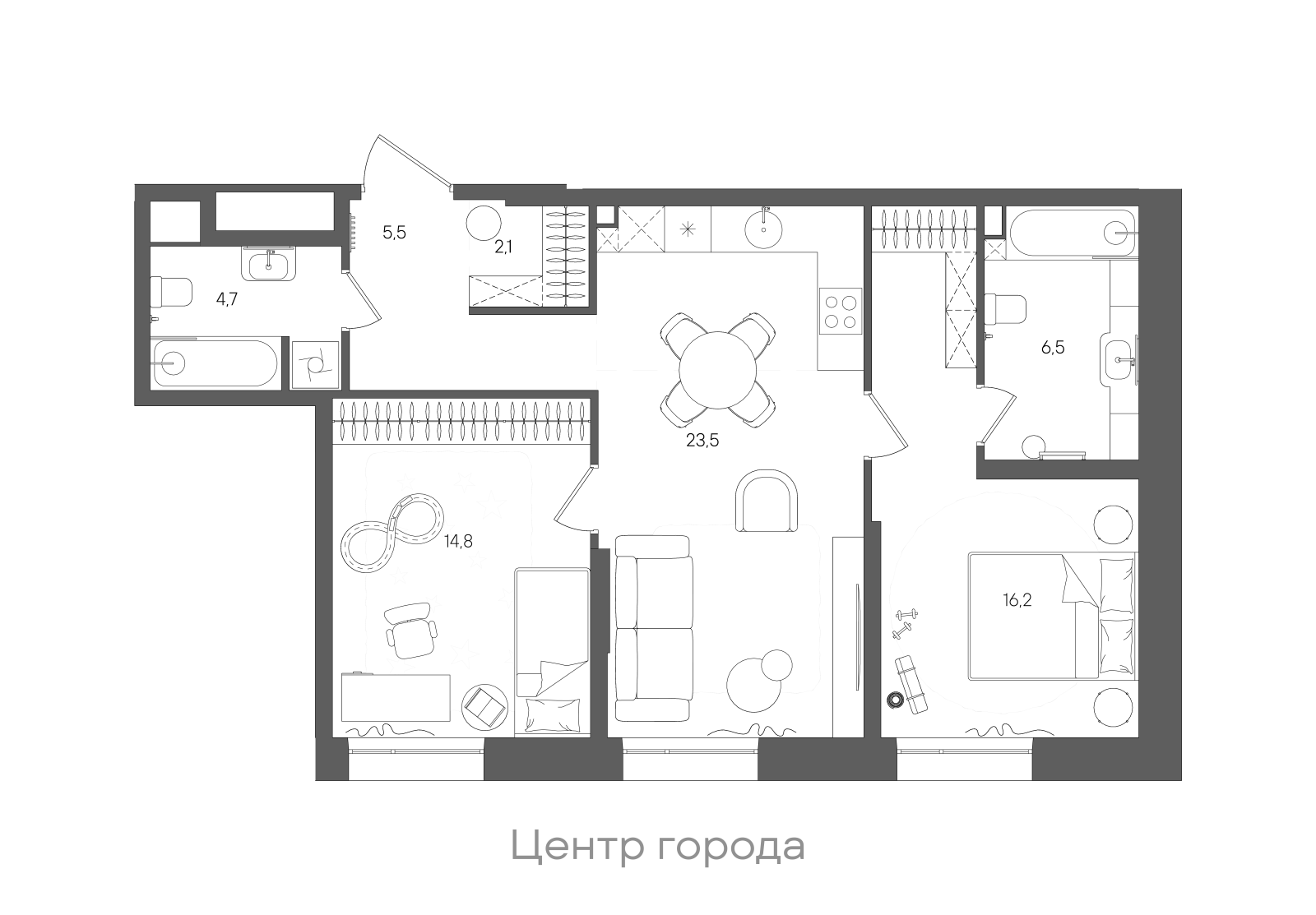 Планировка лота