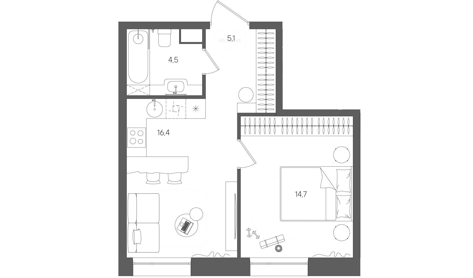 Планировка лота