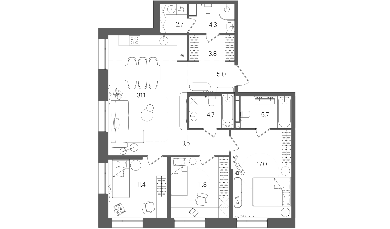 Планировка лота