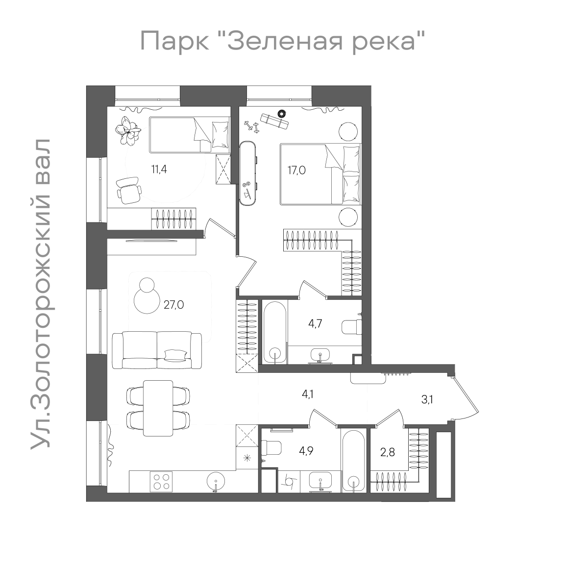 Планировка лота