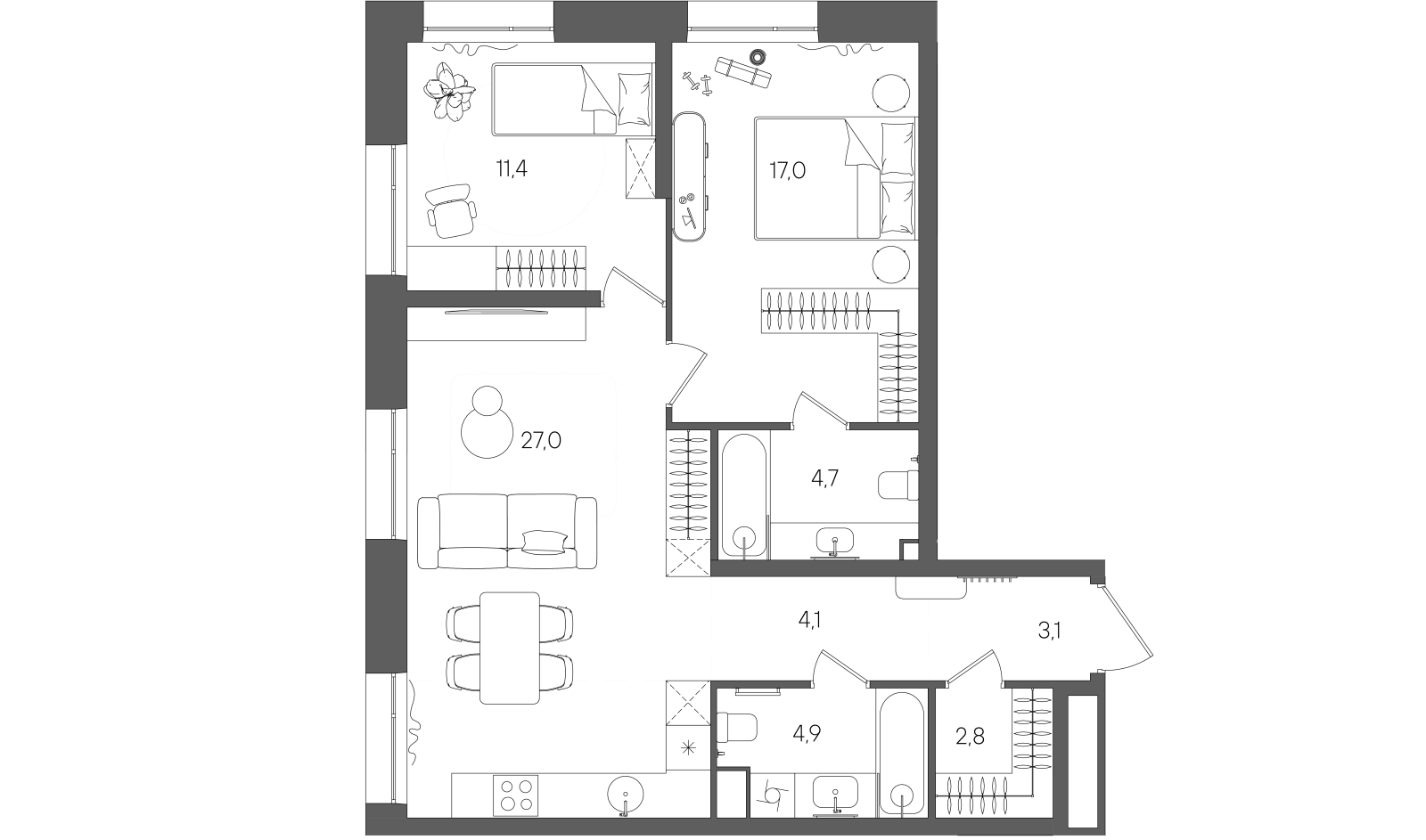 Планировка лота