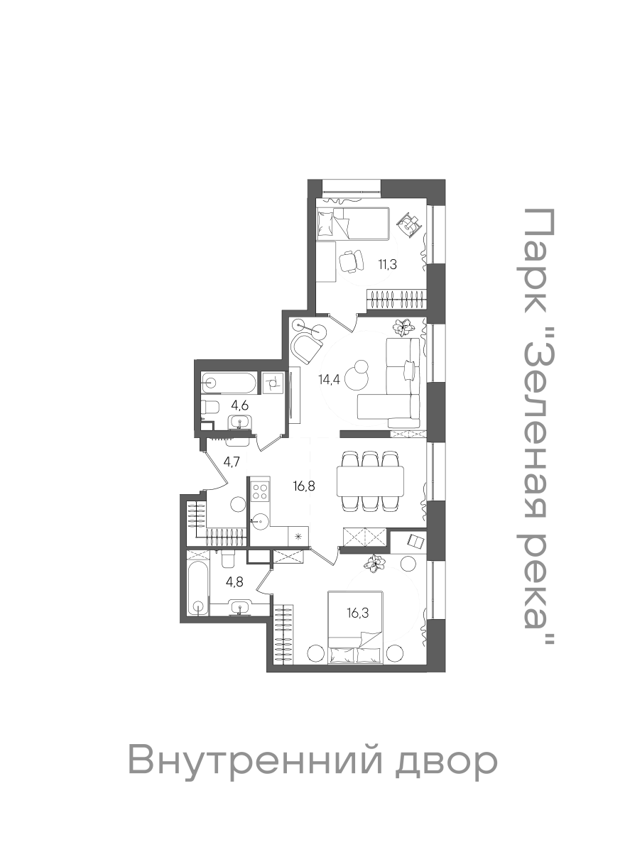 Планировка лота