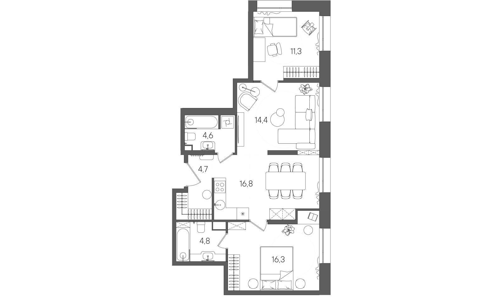 Планировка лота