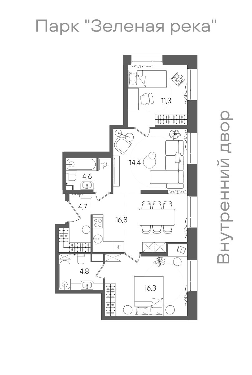 Планировка лота