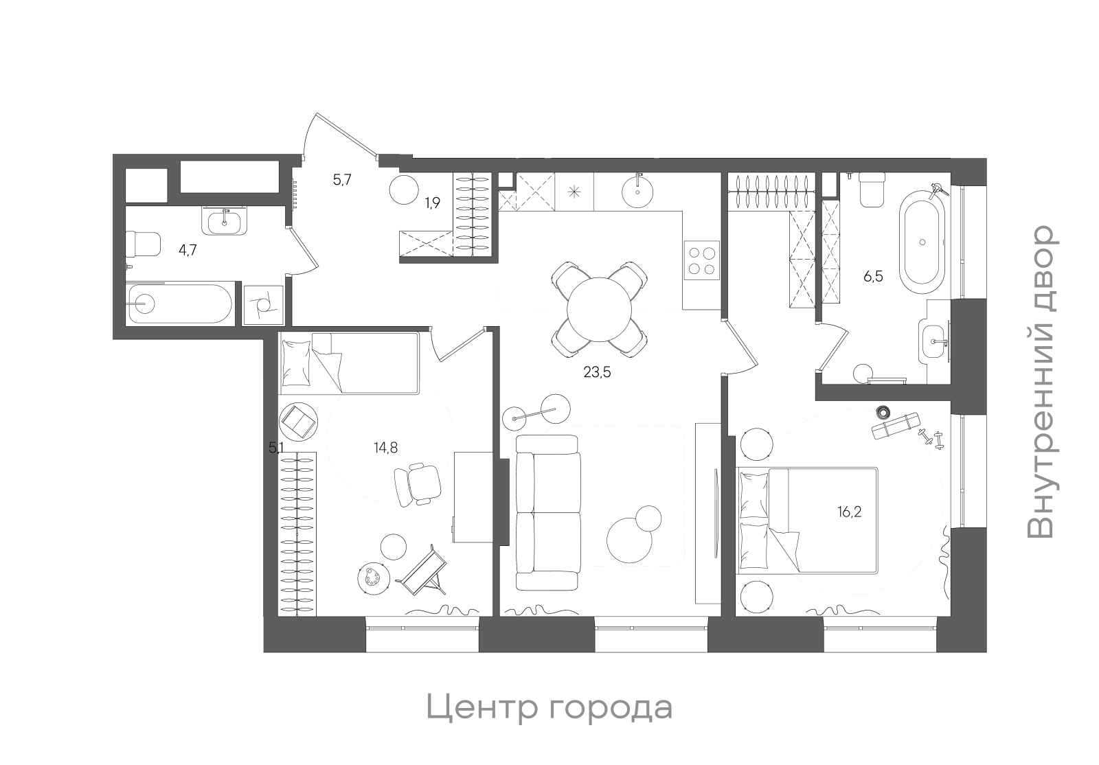 Планировка лота