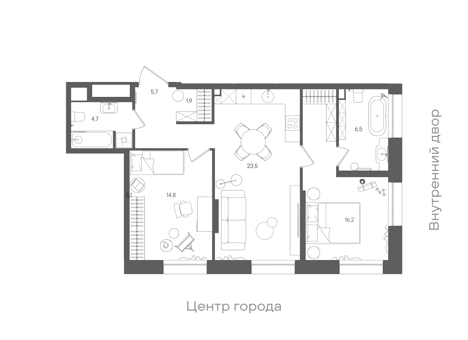 Планировка лота