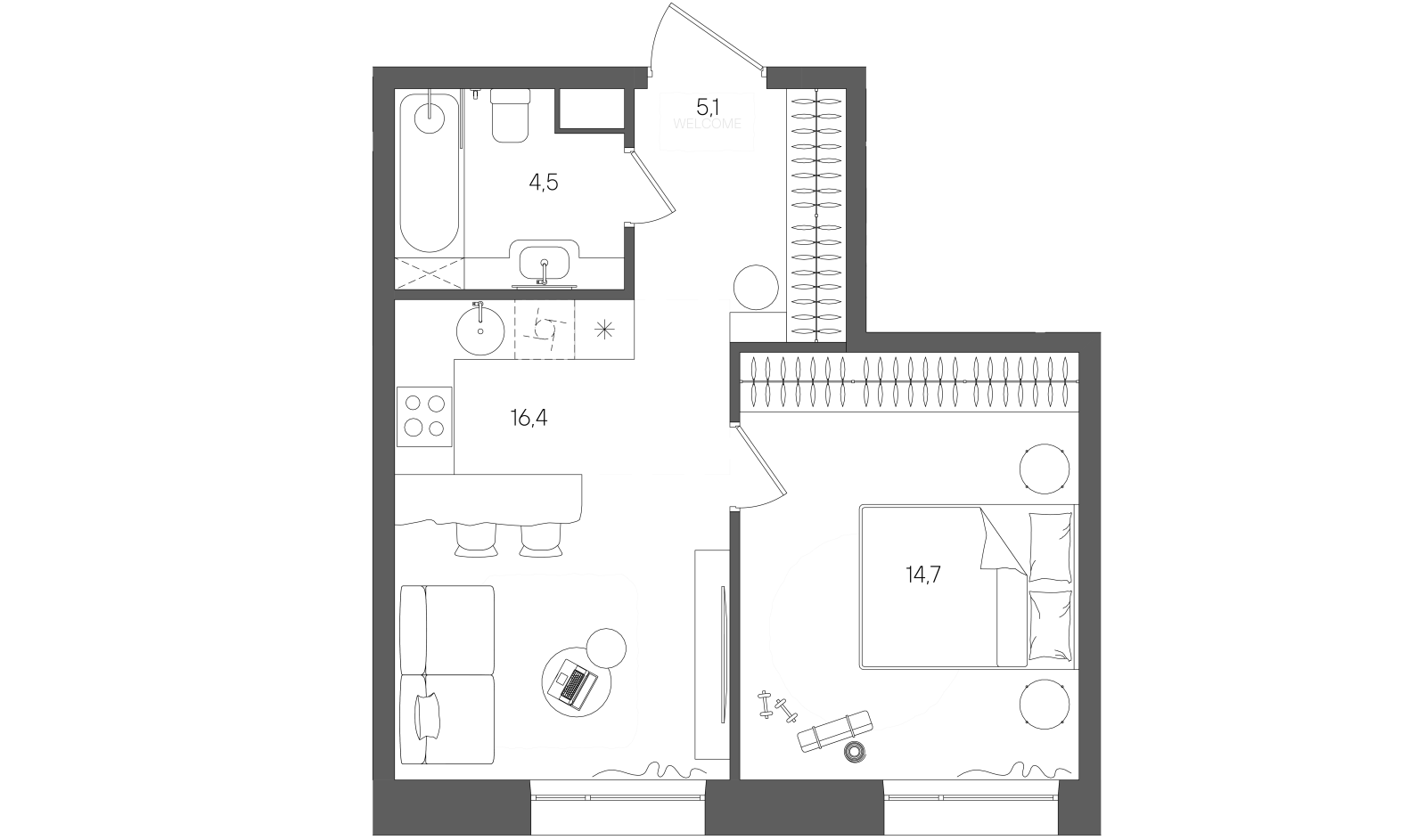 Планировка лота