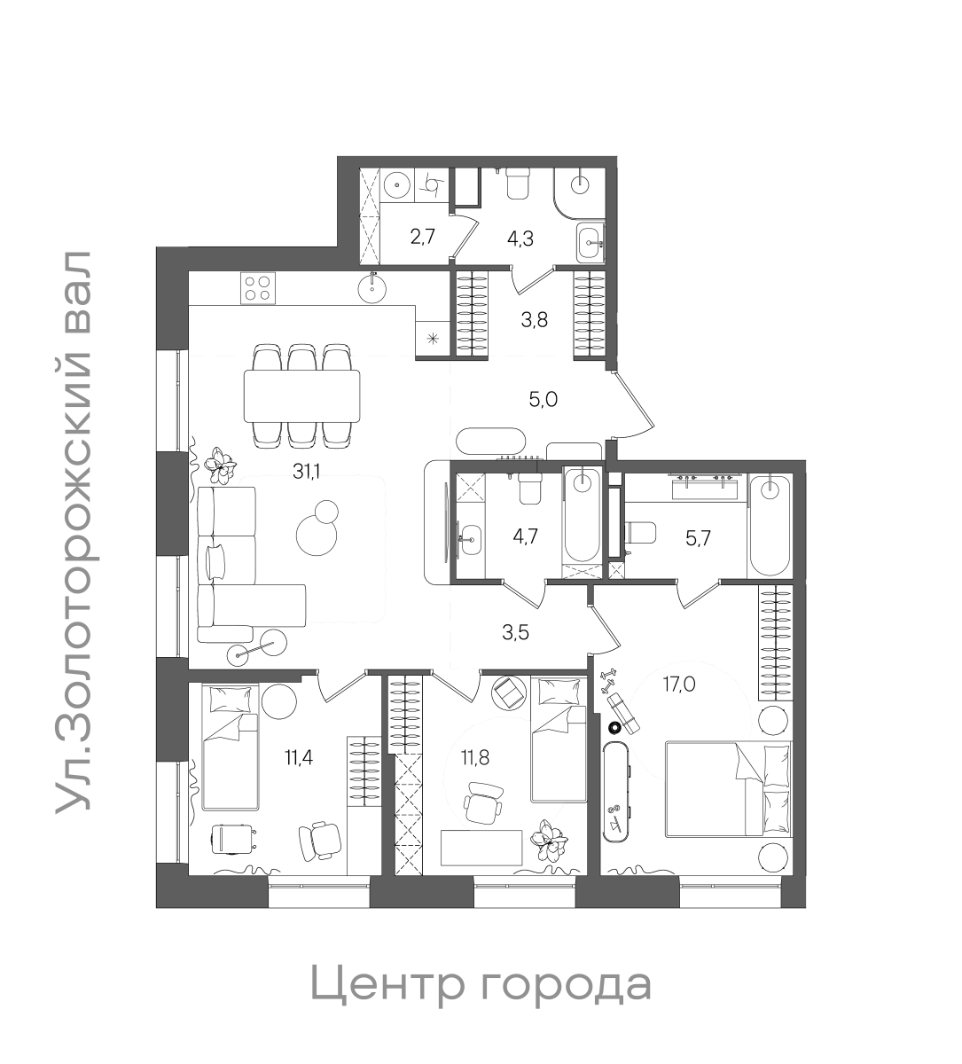 Планировка лота