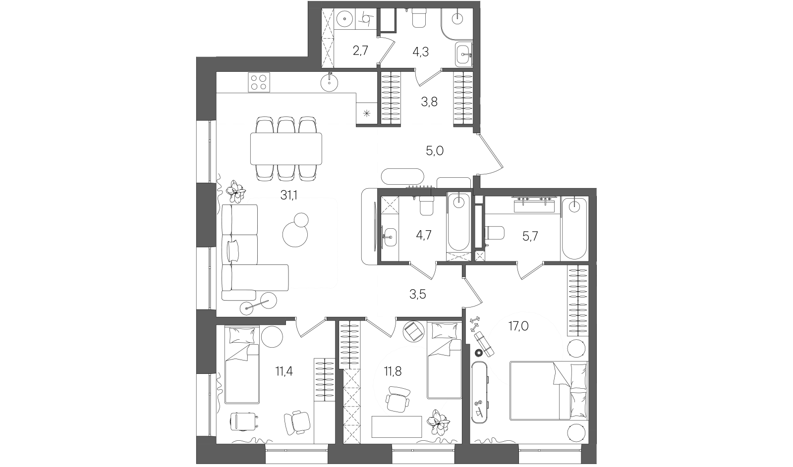 Планировка лота