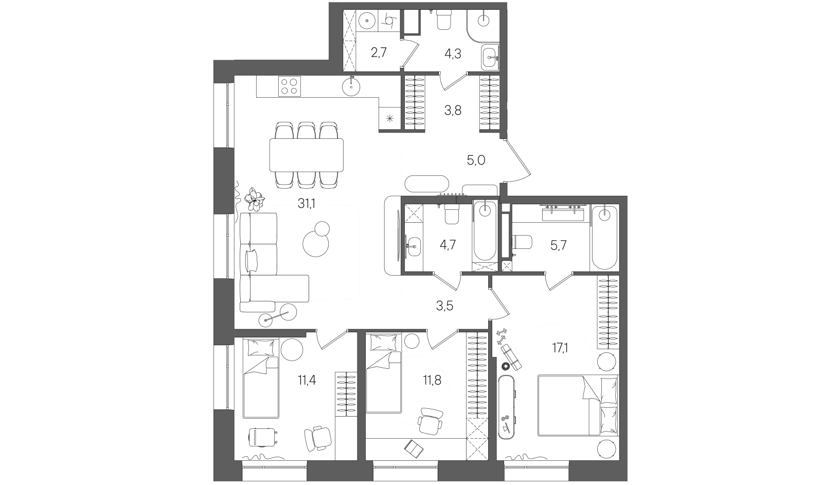 Планировка лота