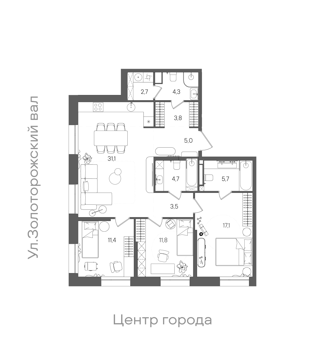 Планировка лота