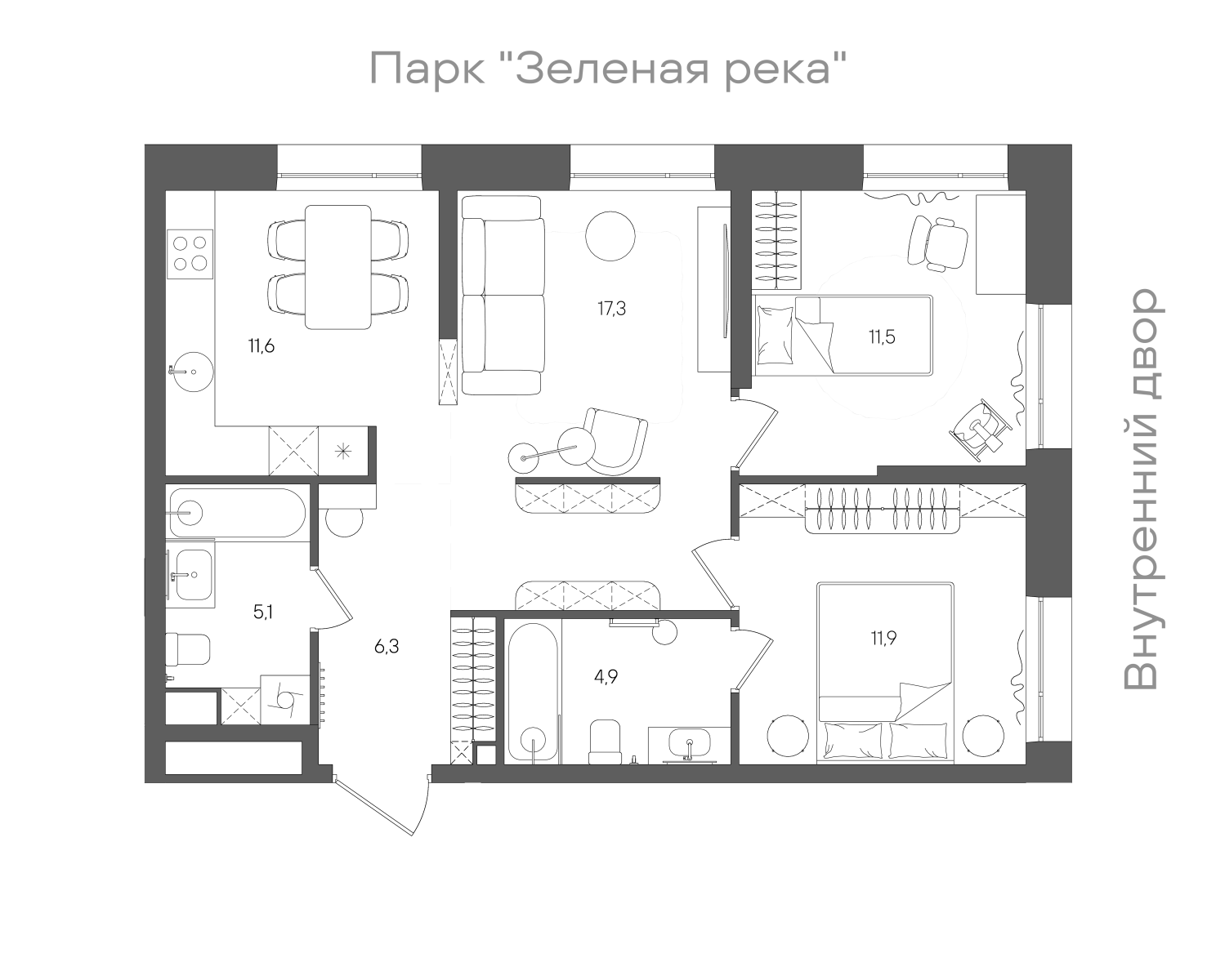 Планировка лота