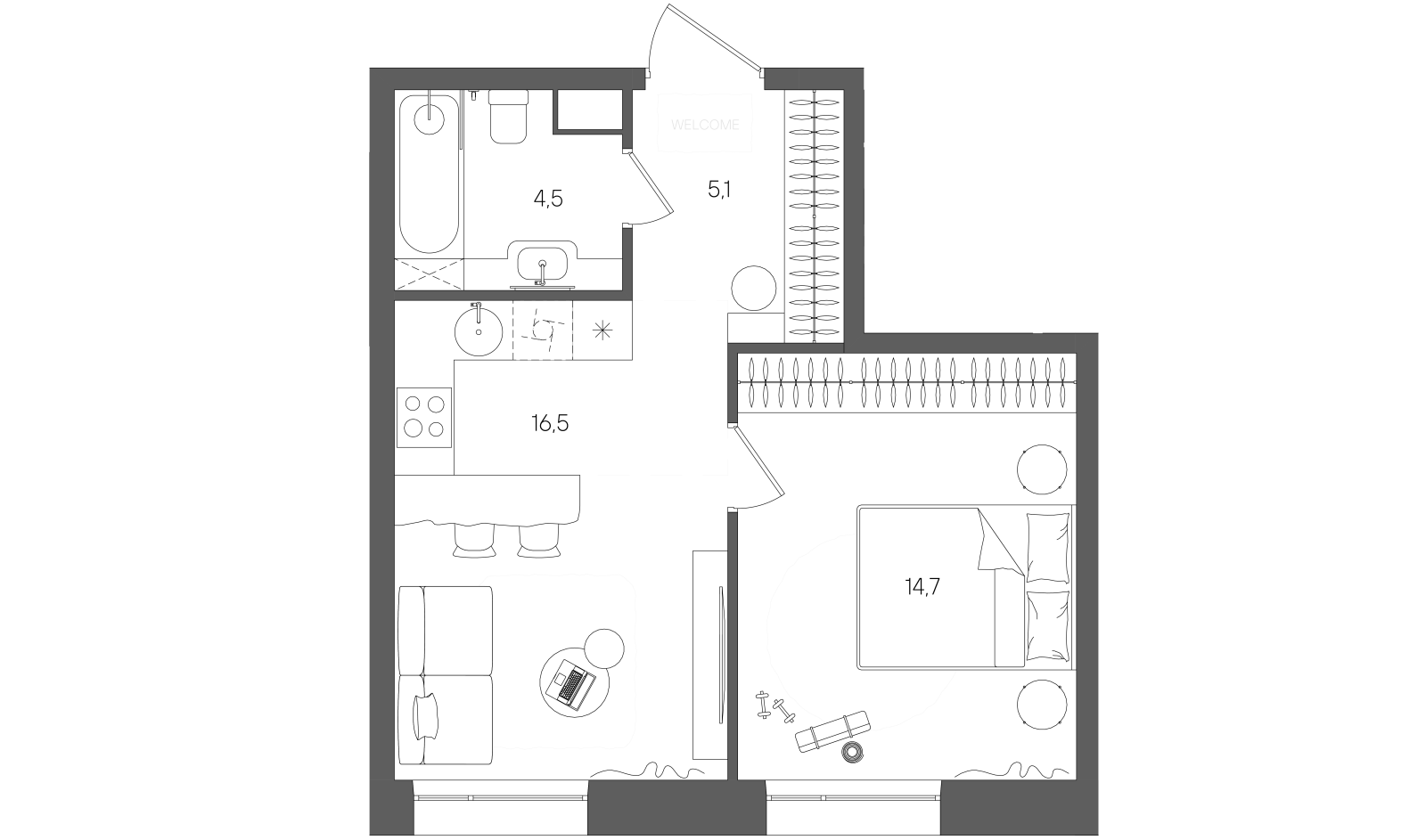 Планировка лота
