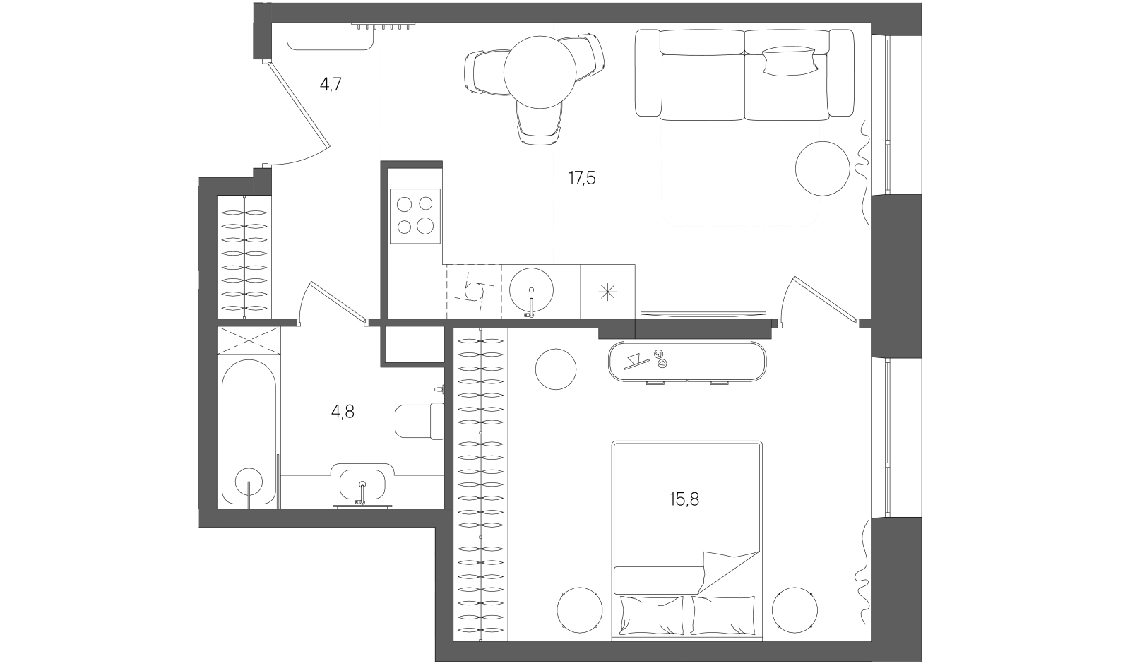 Планировка лота