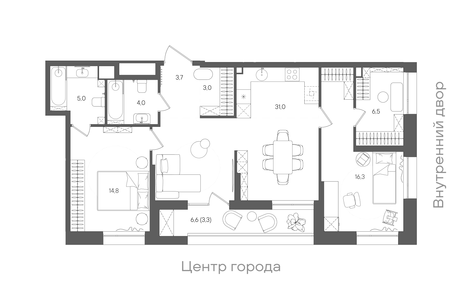 Планировка лота