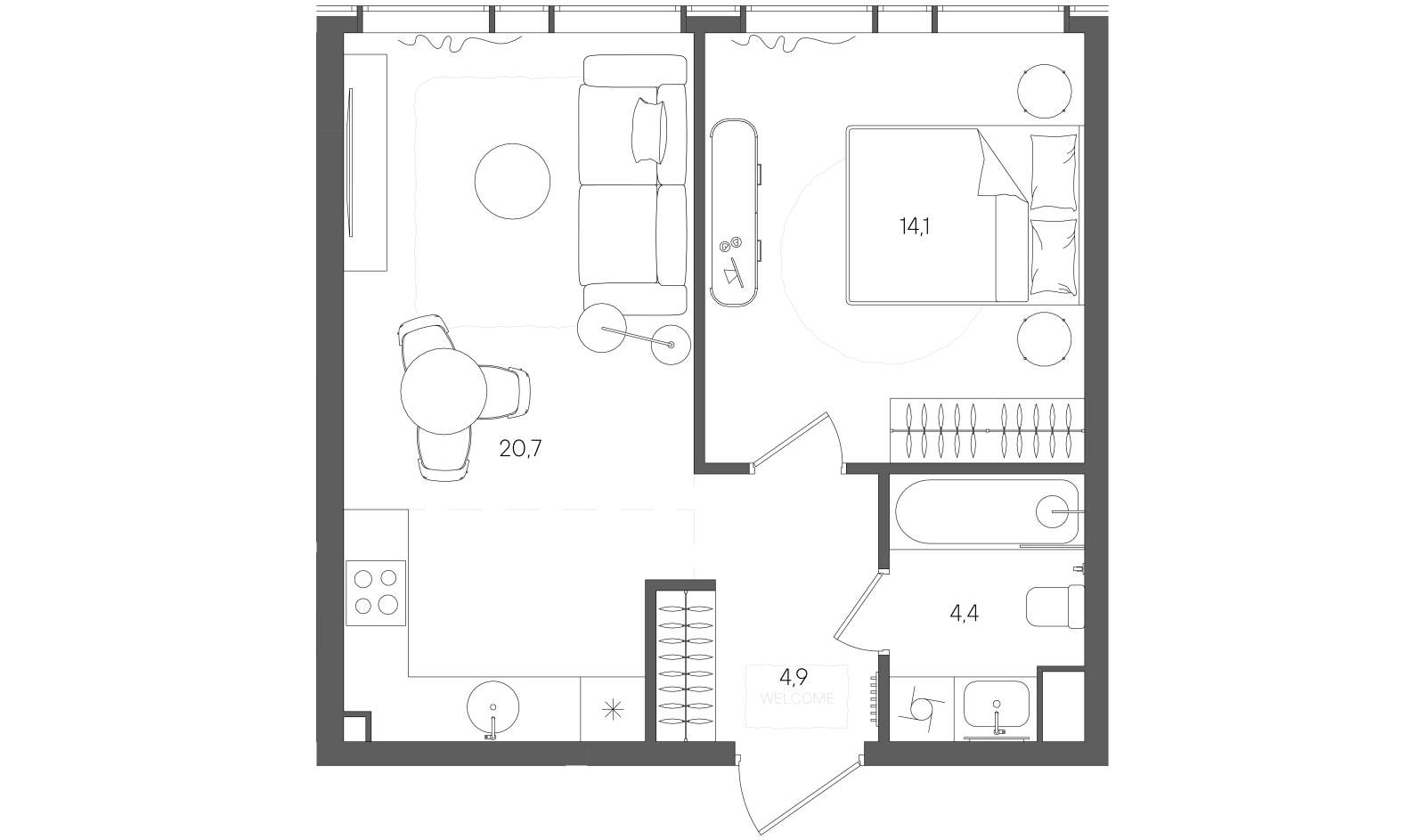 Планировка лота