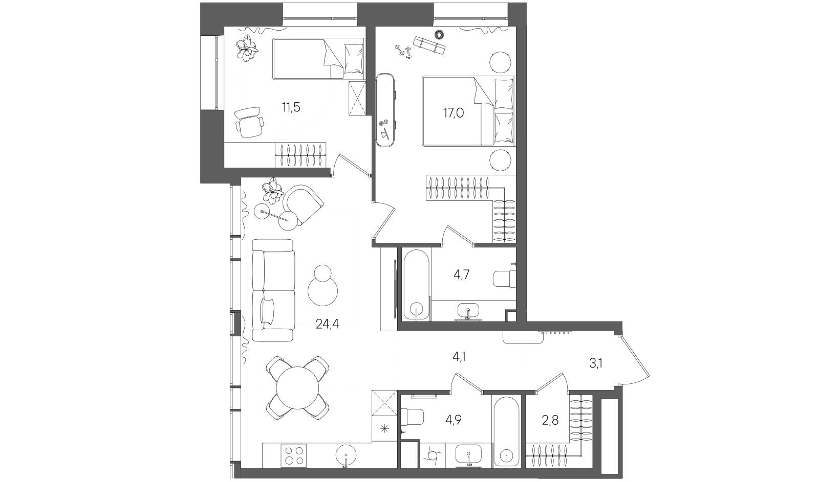 Планировка лота
