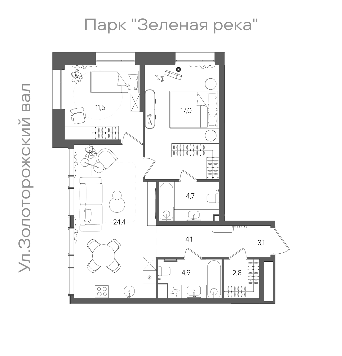 Планировка лота