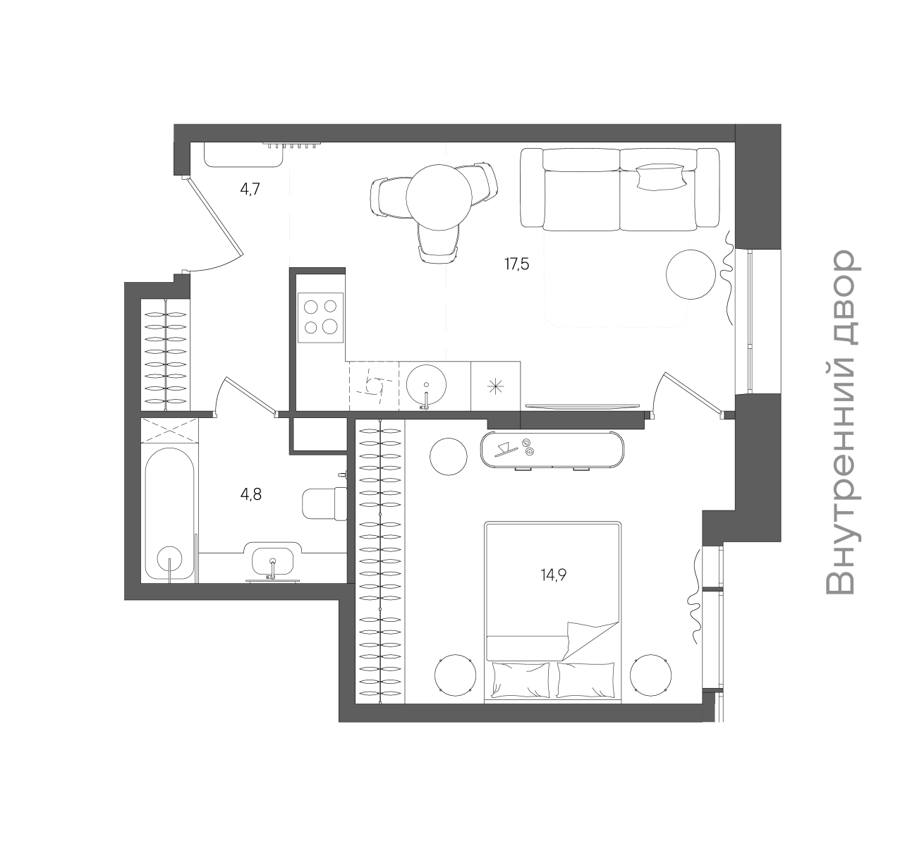 Планировка лота