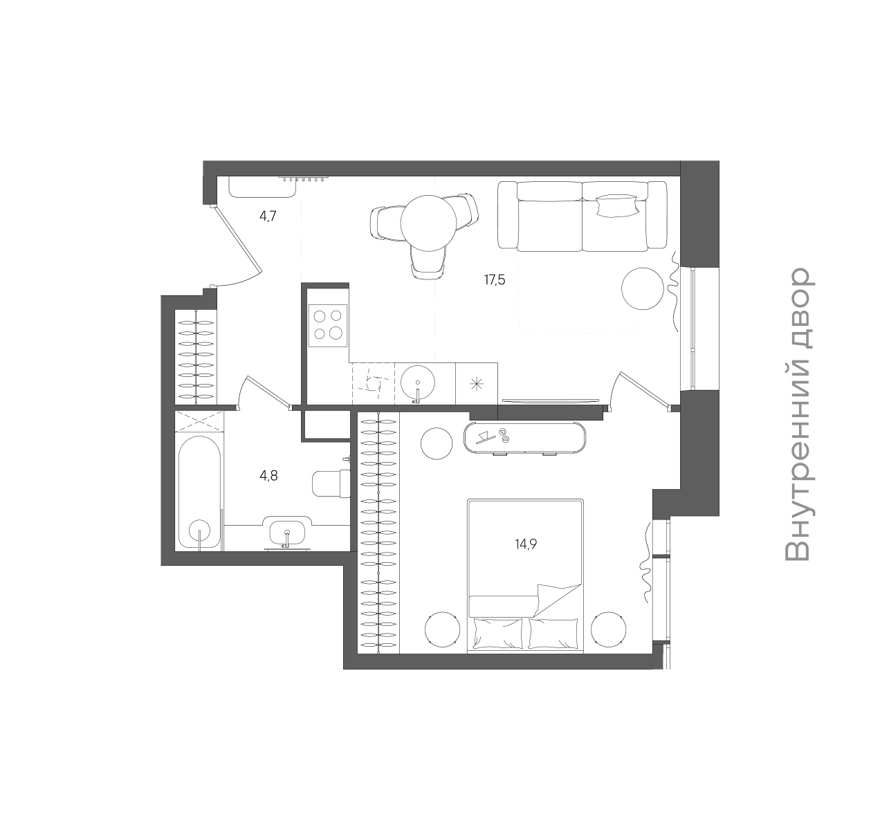 Планировка лота