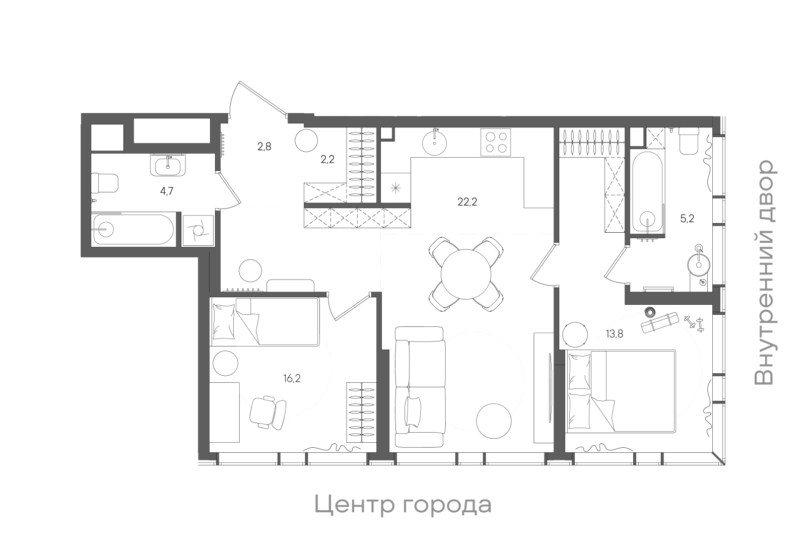 Планировка лота